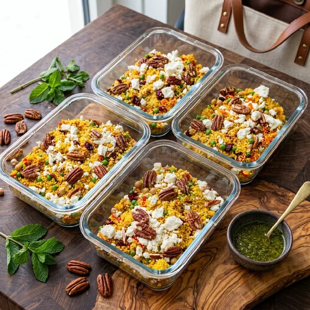 Spiced Couscous Salad with Za'atar and Pecans